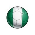 Nigerian Flag Football - Soccer Ball